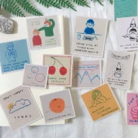 15pcs happy good friends Stickers